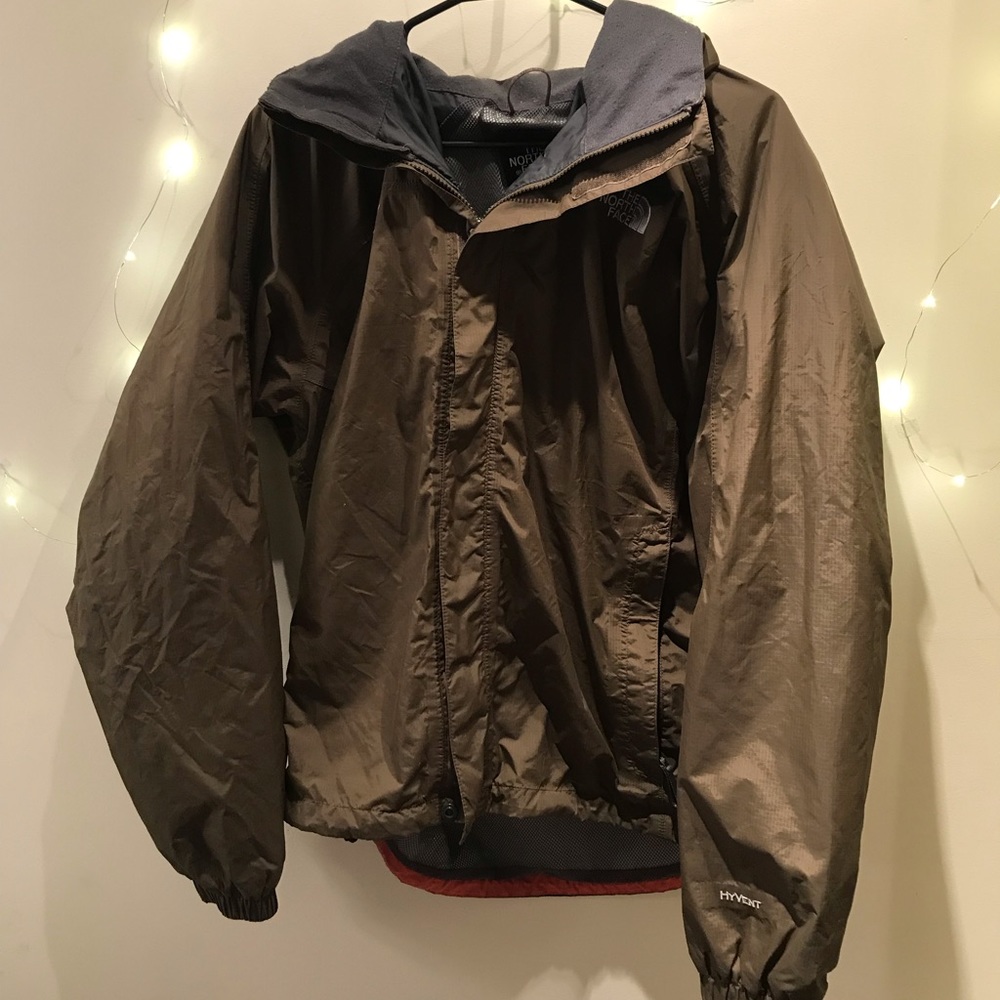NWOT Olive green/Brown North Face Jacket